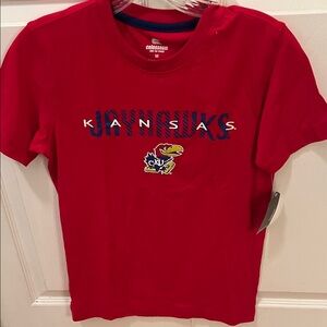 NWT Colosseum Kansas University Jayhawks Youth T-Shirt